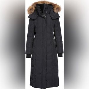 Mackage Jada Maxi Down Coat with Hood, Size Large